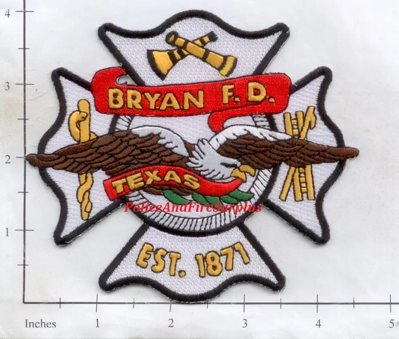 Texas - Bryan Fire Dept Patch V1 1