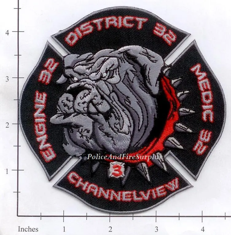Texas - Channelview District 32 Fire Dept Patch 1