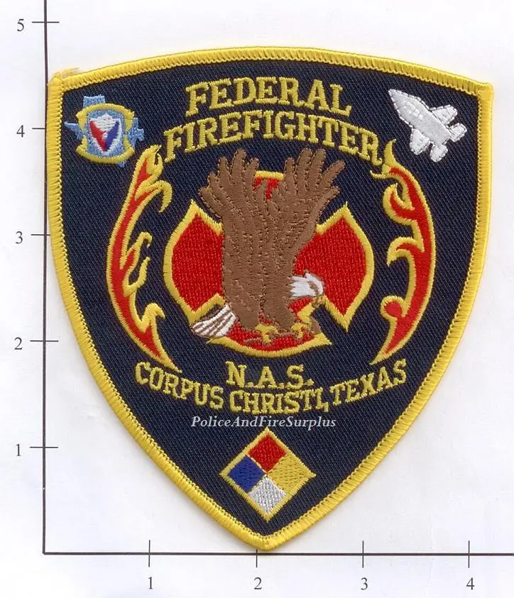 Texas - Corpus Christi Naval Air Station Federal Firefighter Patch 1