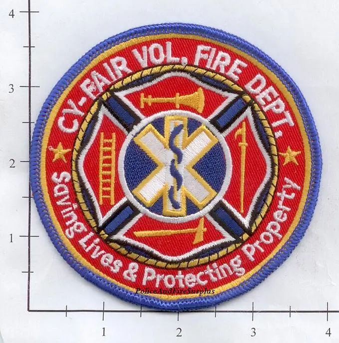 Texas - Cyfair Volunteer Fire Dept Patch V2 1