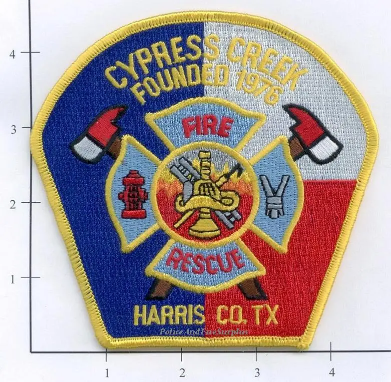Texas - Cypress Creek Fire Rescue Patch V1 - Harris County 1