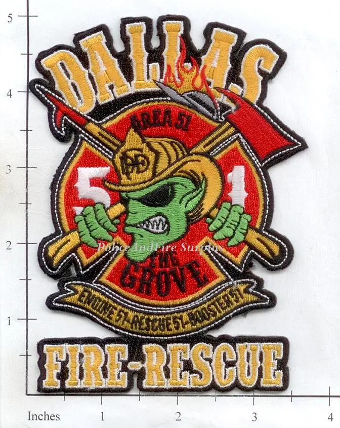 Texas - Dallas Station 51 Fire Dept Patch V1 1