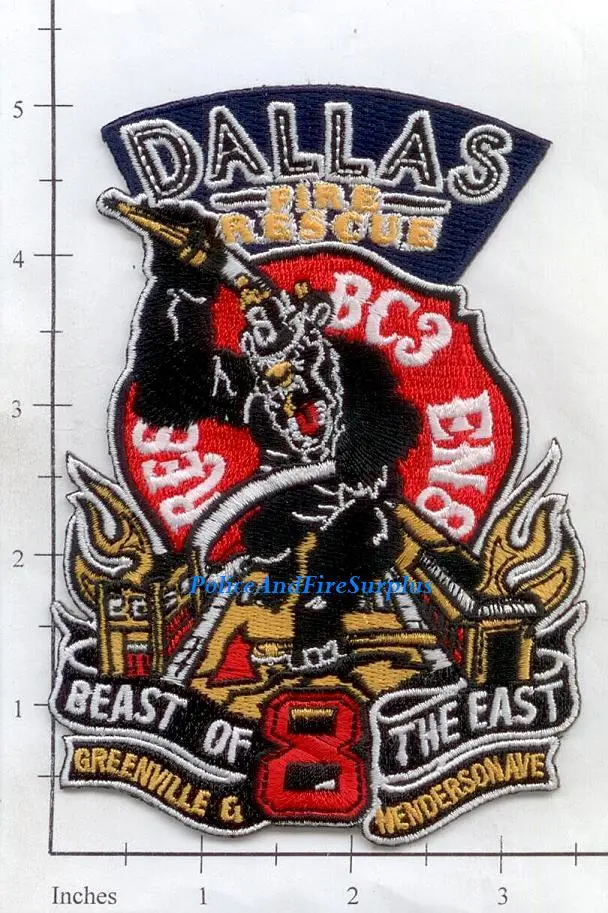 Texas - Dallas Station 8 Fire Dept Patch V1 1