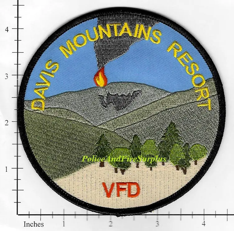 Texas - Davis Mountains Resort Volunteer Fire Dpot Patch 1