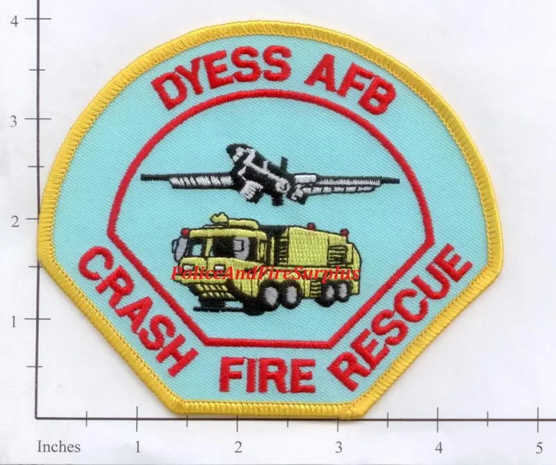 Texas - Dyess Air Force Base Crash Fire Rescue Fire Dept Patch V1 1