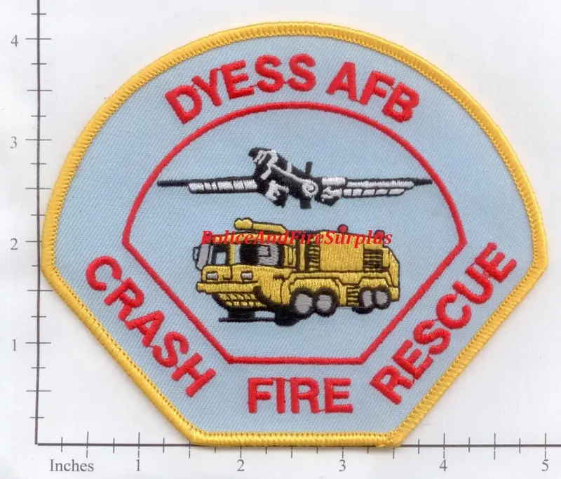 Texas - Dyess Air Force Base Crash Fire Rescue Fire Dept Patch V2 1