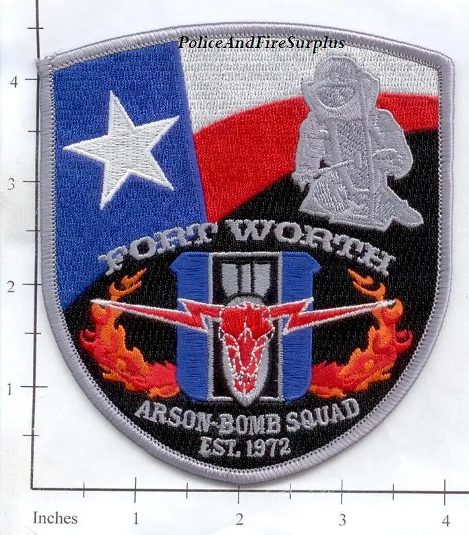 Texas - Fort Worth Arson Bomb Squad Police Dept Patch 1