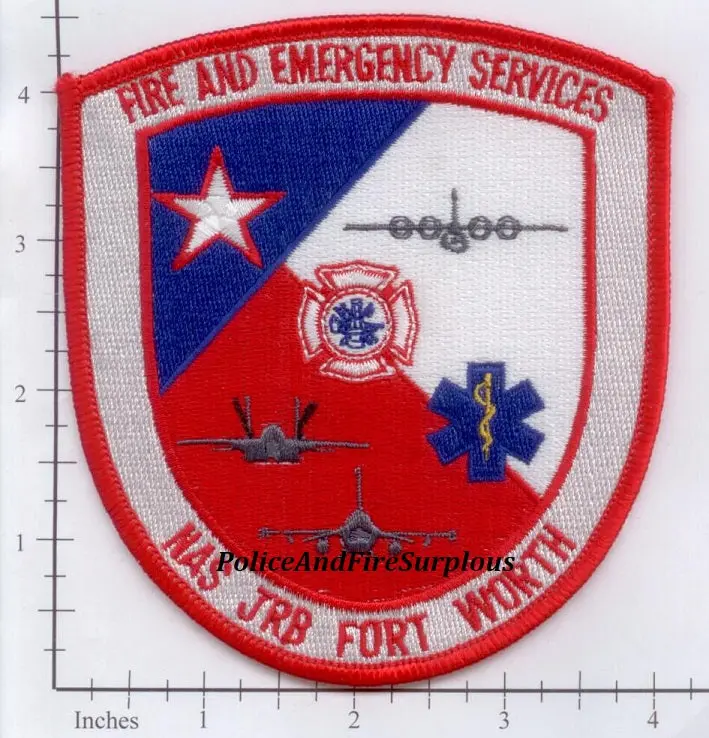 Texas - Fort Worth Naval Air Station Fire & Emergency Services Patch V1 1