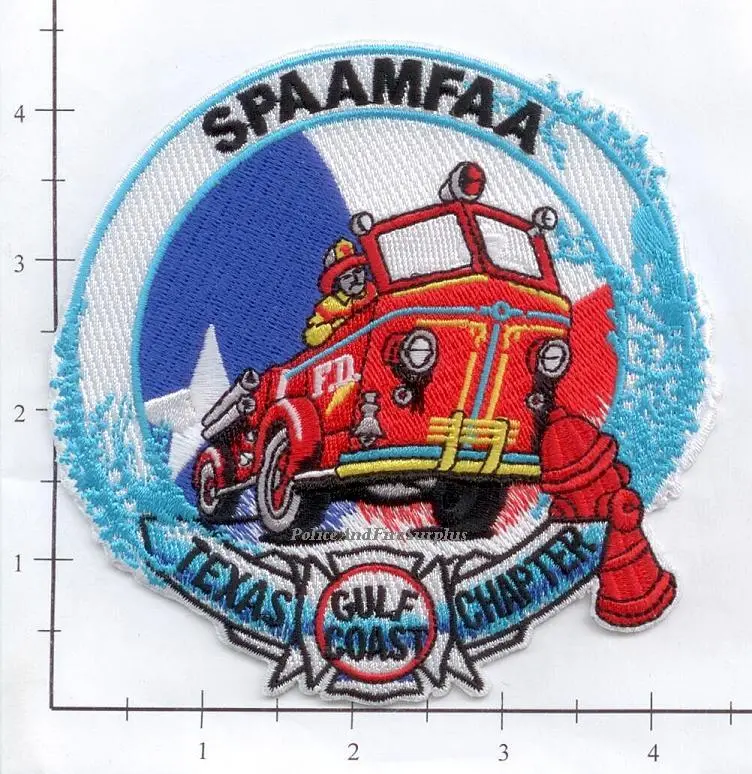 Texas - Gulf Coast Chapter Of Spaamfaa Fire Dept Patch V2 1