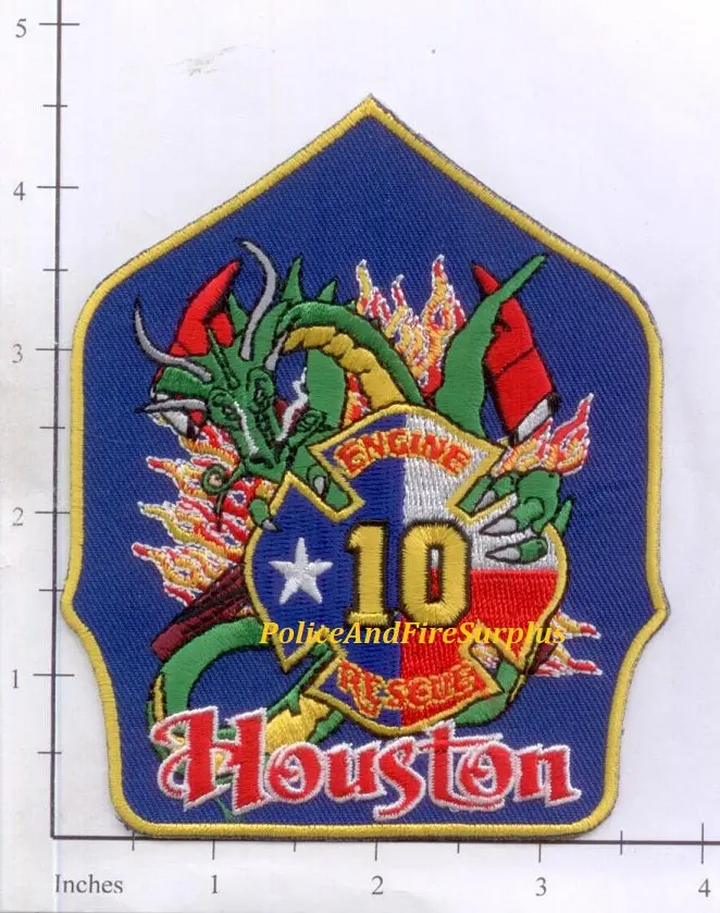 Texas - Houston Station  10 Fire Dept Patch V1 1