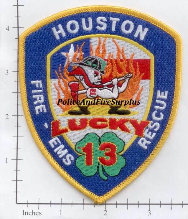Texas - Houston Station  13 Fire Dept Patch V2 1