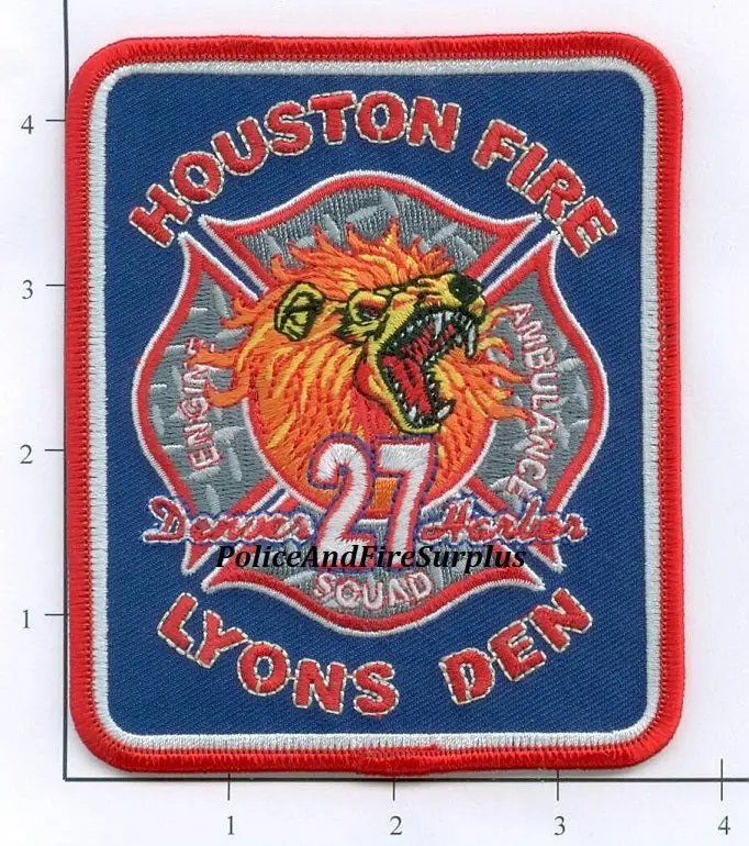 Texas - Houston Station  27 Fire Dept Patch 1