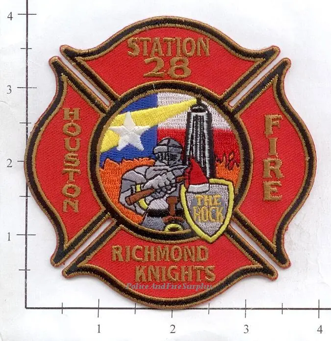 Texas - Houston Station  28 Fire Dept Patch V1 1