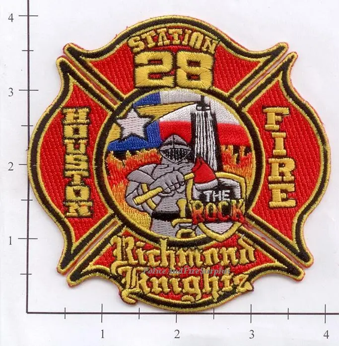 Texas - Houston Station  28 Fire Dept Patch V2 1