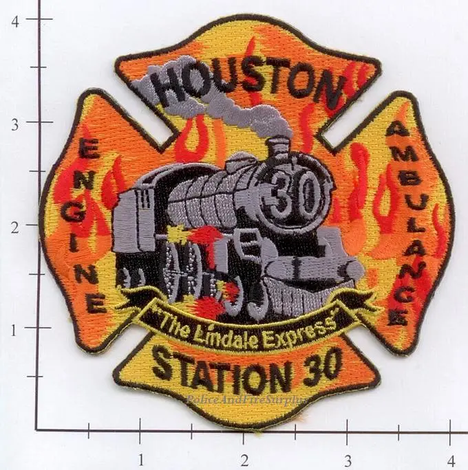 Texas - Houston Station  30 Fire Dept Patch V1 1