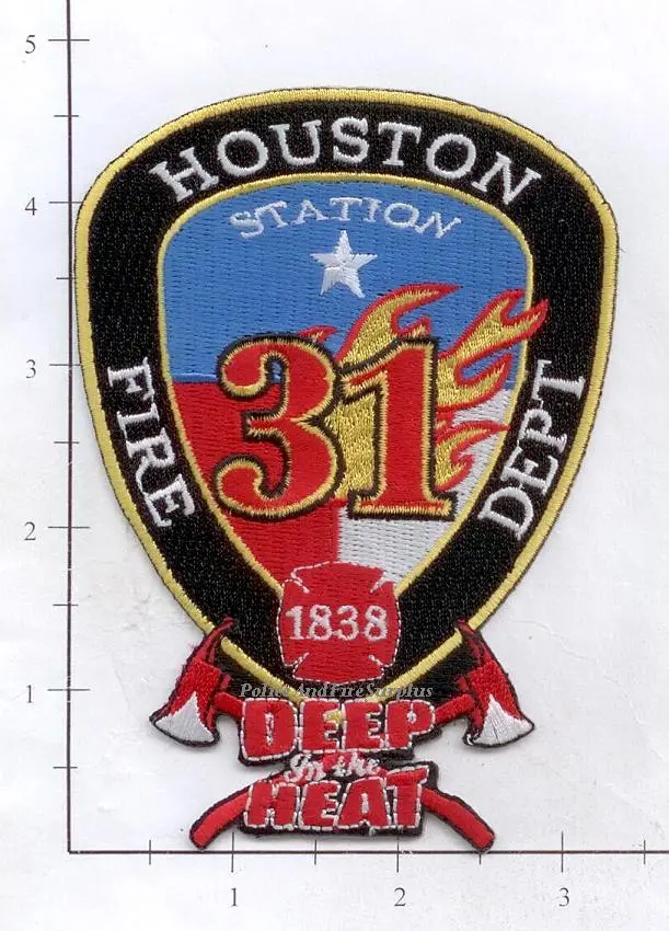 Texas - Houston Station  31 Fire Dept Patch V2 1