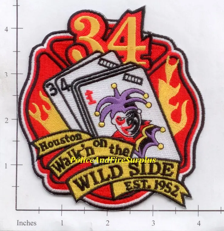 Texas - Houston Station  34 Fire Dept Patch 1