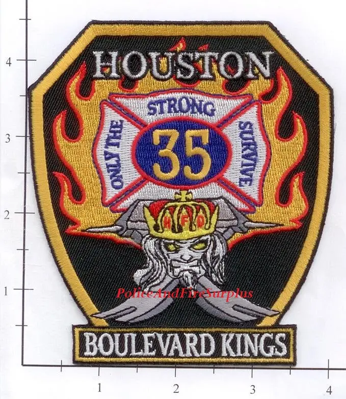 Texas - Houston Station  35 Fire Dept Patch V1 1