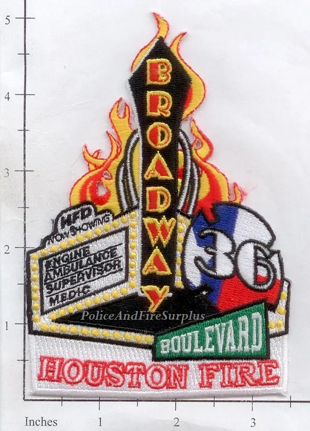 Texas - Houston Station  36 Fire Dept Patch 1