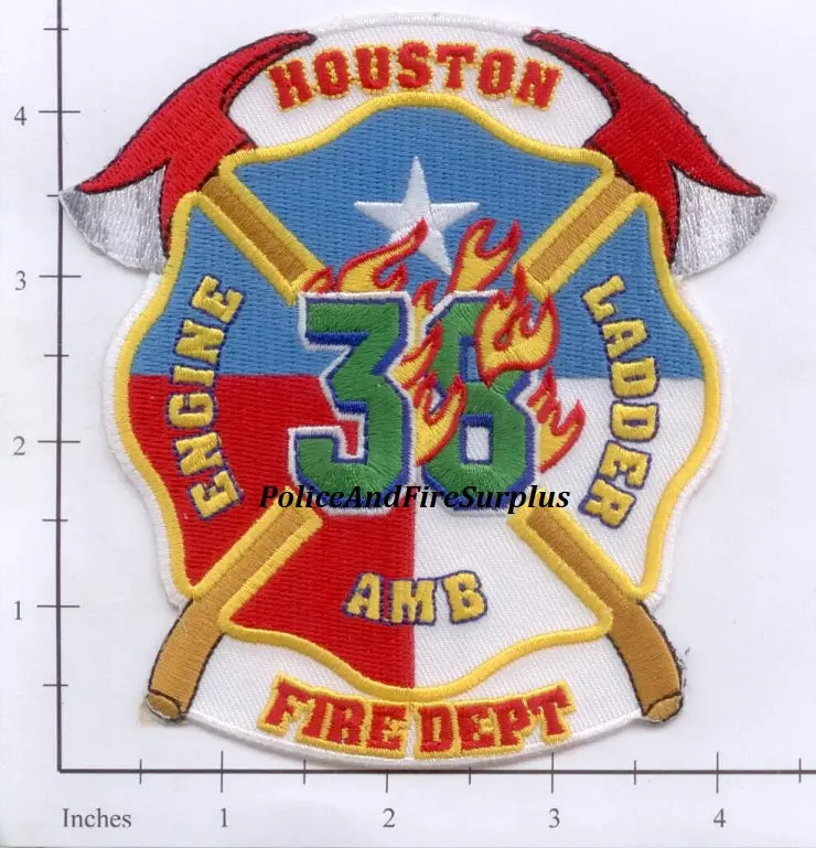 Texas - Houston Station  38 Fire Dept Patch V2 1