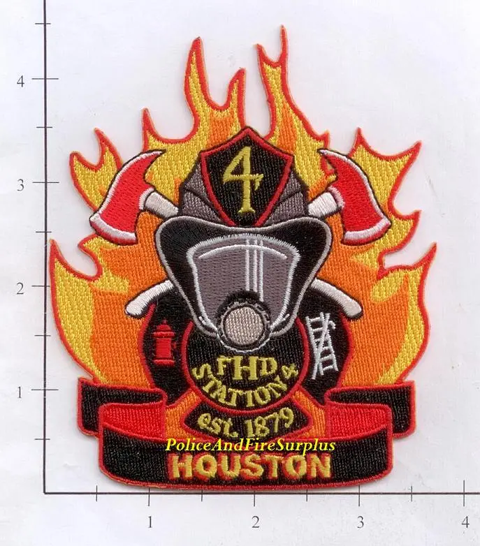 Texas - Houston Station   4 Fire Dept Patch V1 1