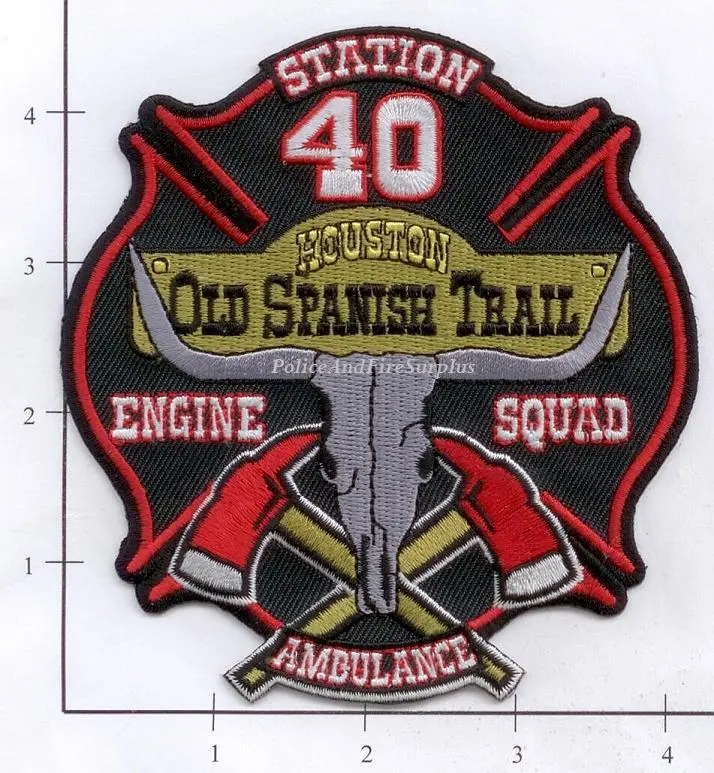 Texas - Houston Station  40 Fire Dept Patch 1
