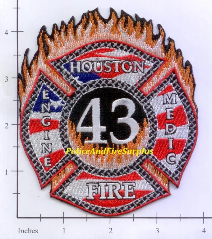 Texas - Houston Station  43 Fire Dept Patch V1 1