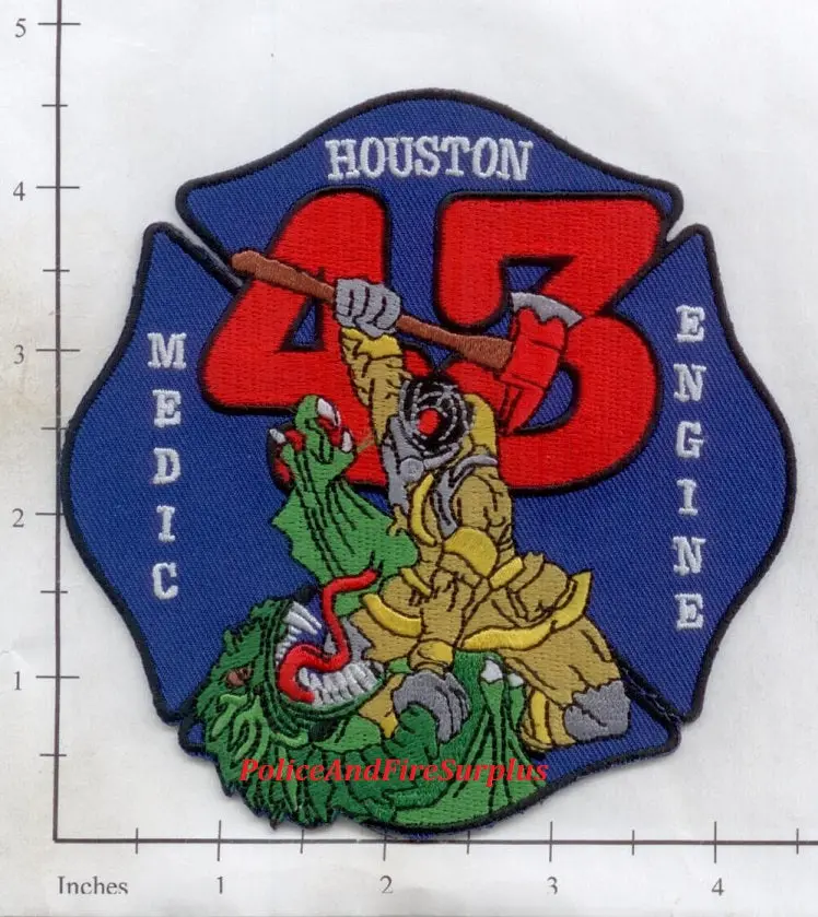 Texas - Houston Station  43 Fire Dept Patch V2 1