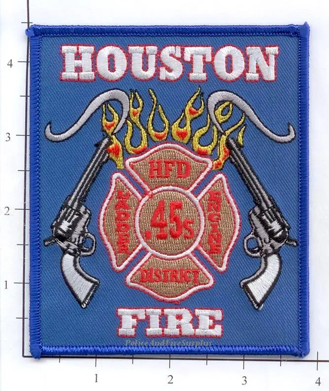 Texas - Houston Station  45 Fire Dept Patch V1 1
