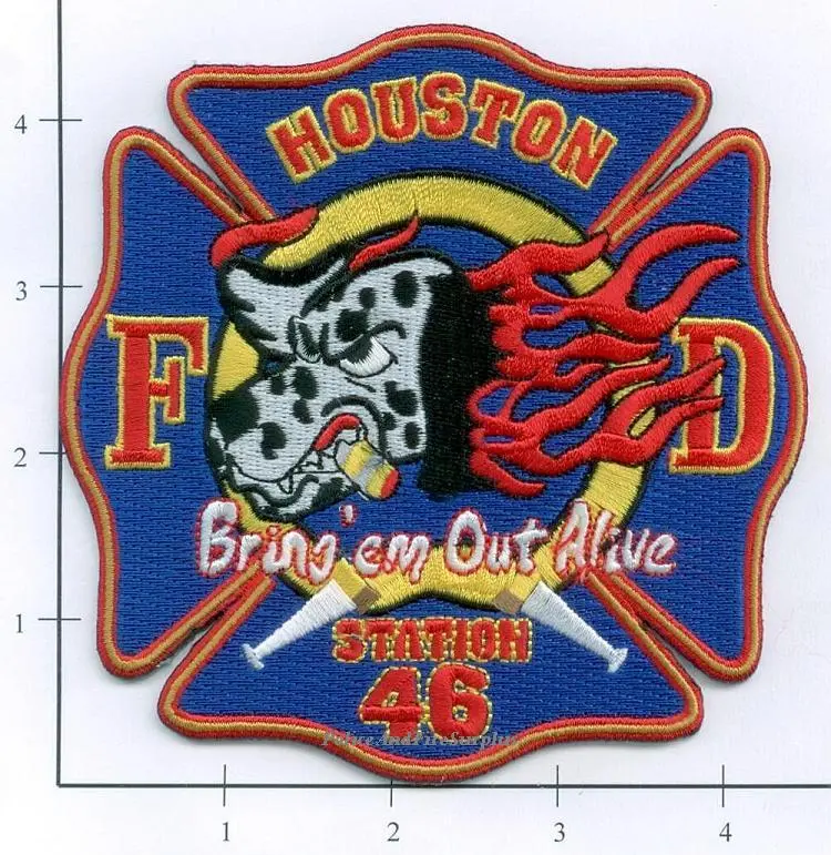 Texas - Houston Station  46 Fire Dept Patch V1 1