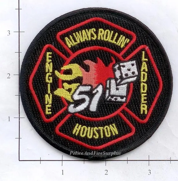 Texas - Houston Station  51 Fire Dept Patch V1 1