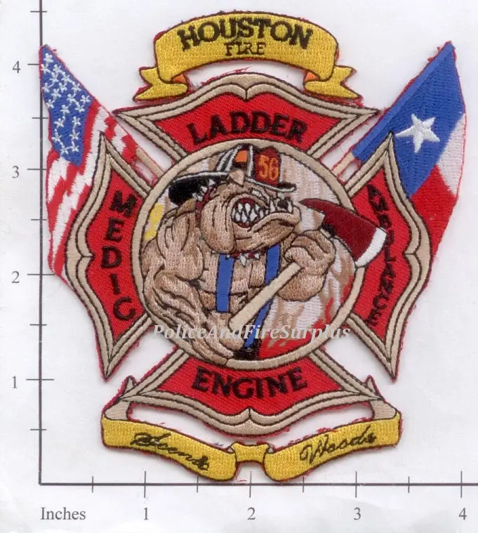Texas - Houston Station  56 Fire Dept Patch V2 1