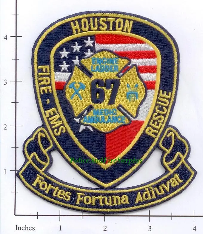 Texas - Houston Station  67 Fire Dept Patch V1 1