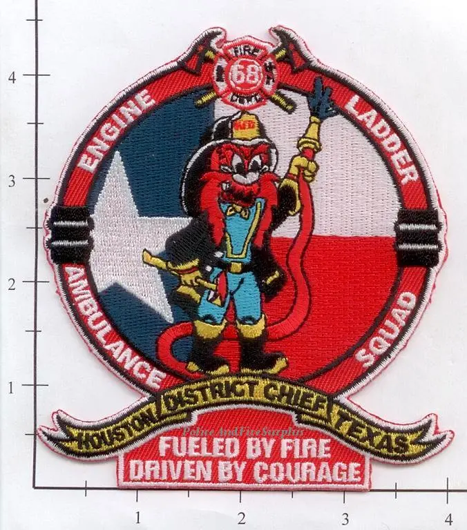 Texas - Houston Station  68 Fire Dept Patch V1 1