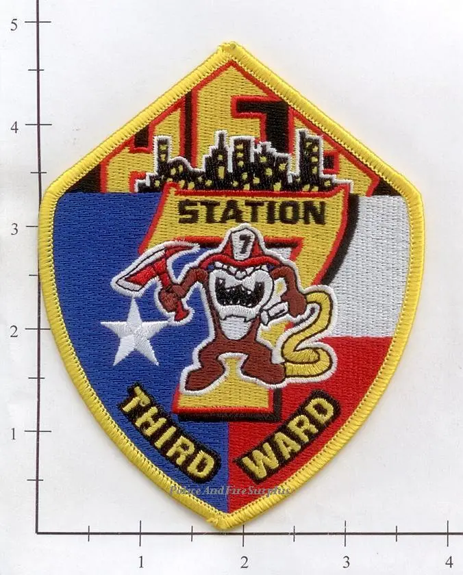 Texas - Houston Station   7 Fire Dept Patch V2 1