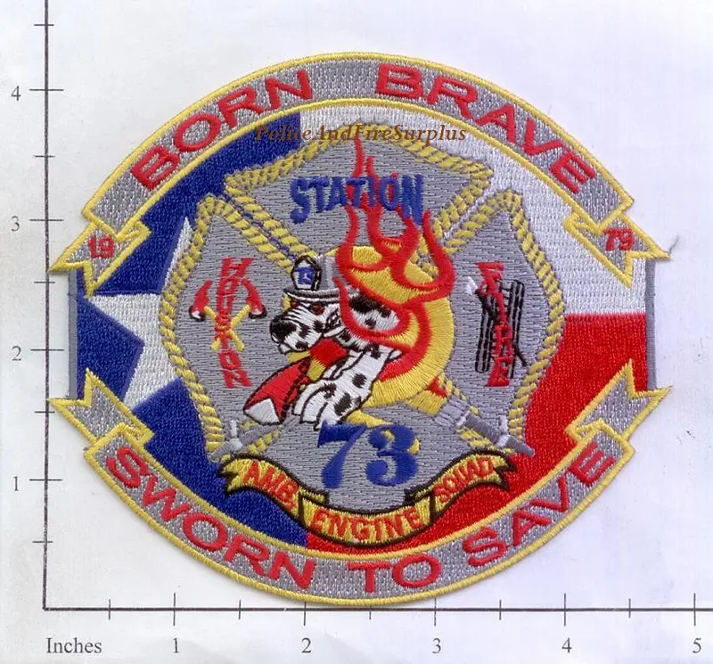 Texas - Houston Station  73 Fire Dept Patch 1