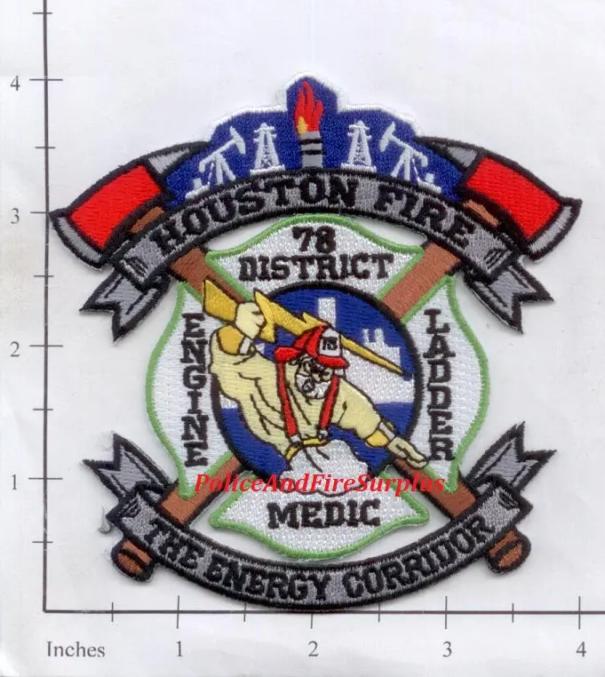 Texas - Houston Station  78 Fire Dept Patch 1