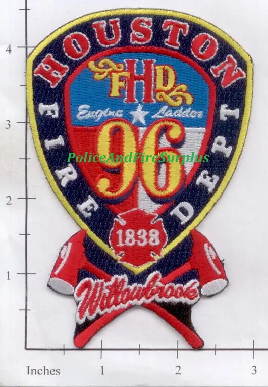 Texas - Houston Station 96 Fire Dept Patch V1 1