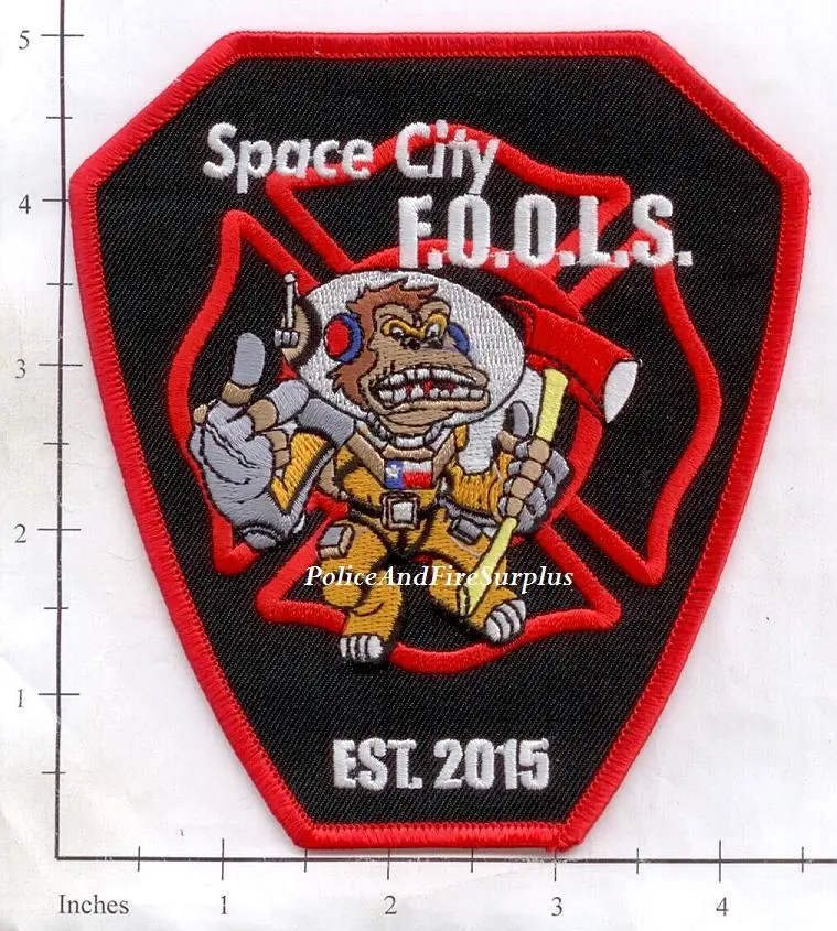 Texas - Humble Tx - Space City Fools Fire Dept Patch V1 1