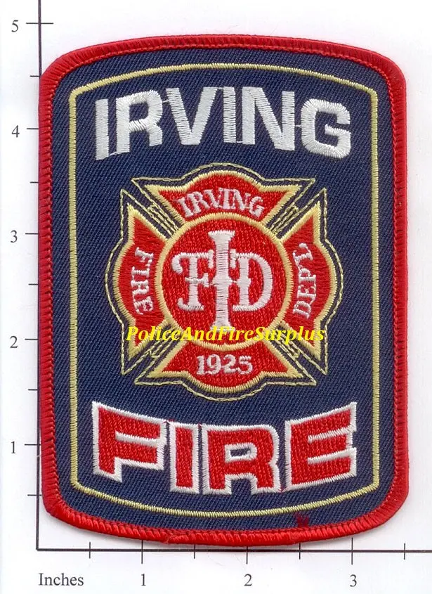 Texas - Irving Fire Dept Patch 1