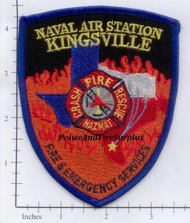 Texas - Kingsville Naval Air Station Fire & Emergency Services Fire Dept Patch V1 1
