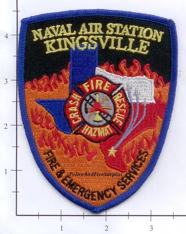 Texas - Kingsville Naval Air Station Fire & Emergency Services Fire Dept Patch V2 1