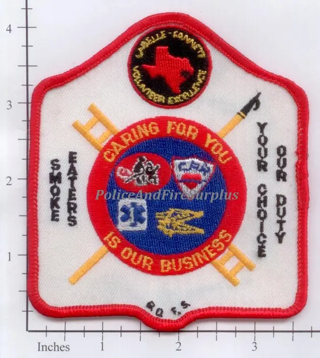 Texas - Labelle Fannett Volunteer Fire Dept Patch 1