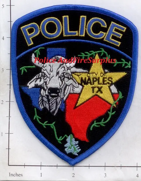 Texas - Naples Police Dept Patch 1
