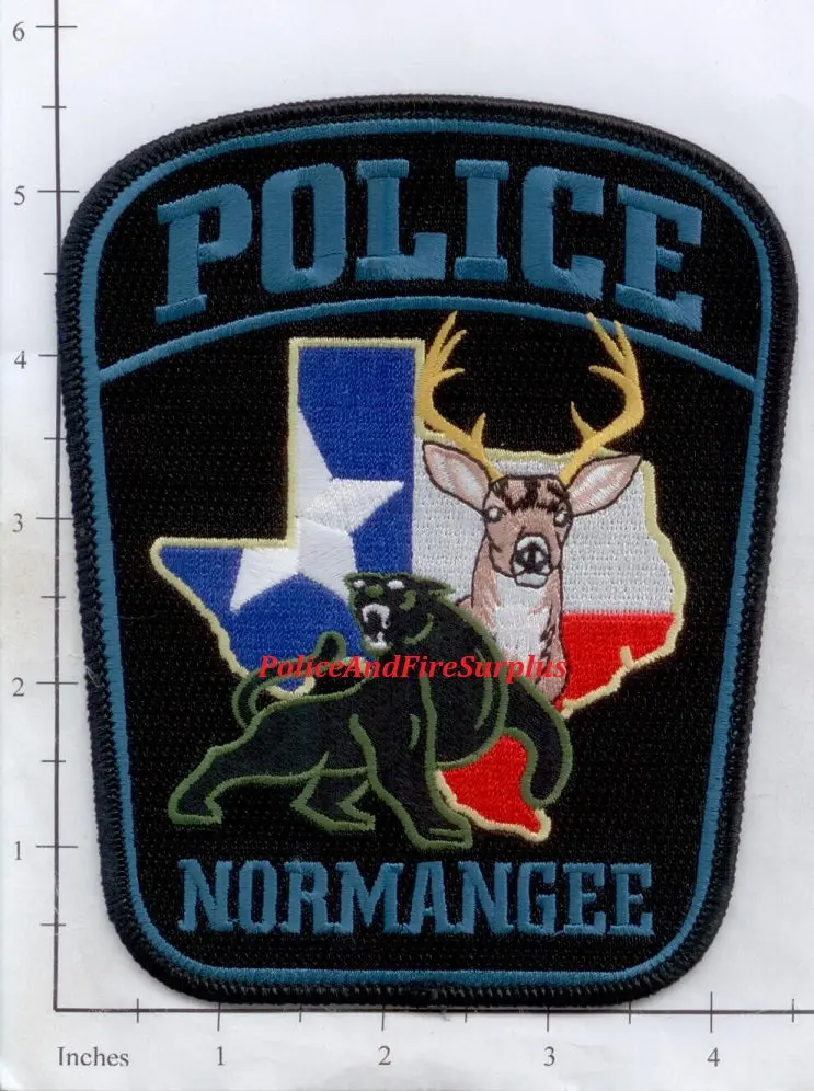 Texas - Normangee Police Dept Patch 1