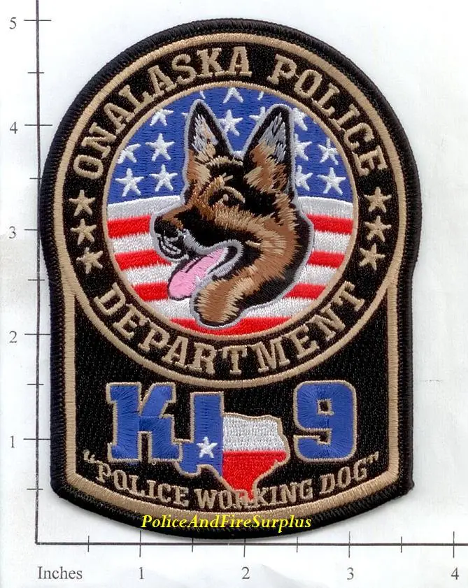 Texas - Onalaska K-9 Police Dept Patch 1