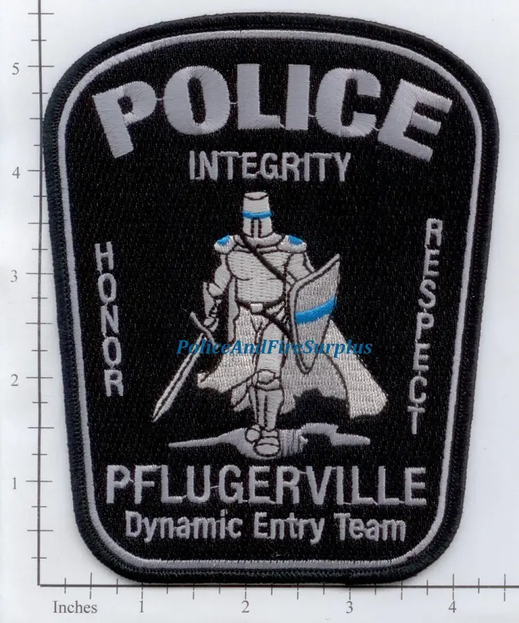 Texas - Pflugerville Dynamic Entry Team Police Dept Patch 1
