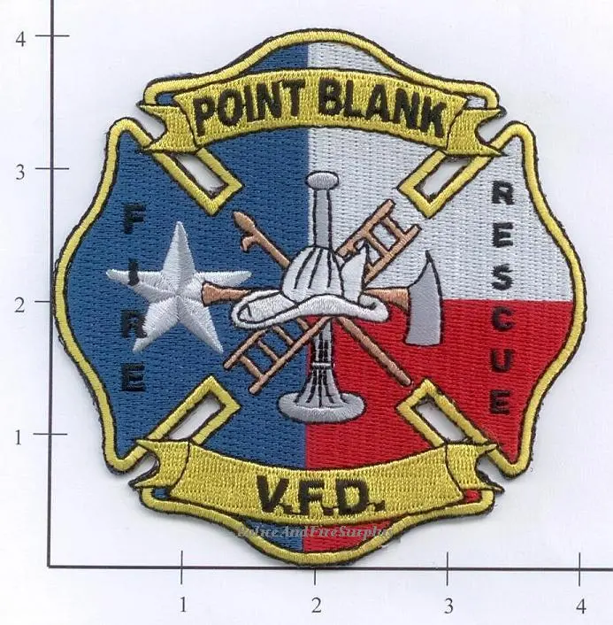 Texas - Point Blank Volunteer Fire Dept Patch 1