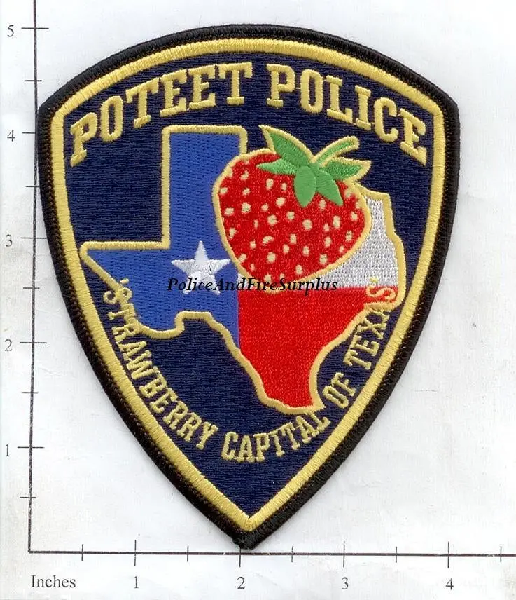 Texas - Poteet Police Dept Patch V2 1