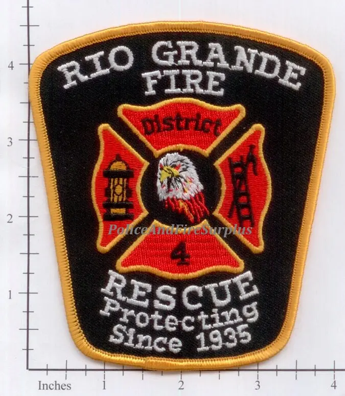 Texas - Rio Grande District 4 Fire Rescue Patch 1